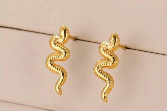 Micro Snake Earrings